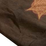 Emerald Arrows Mandala B Unisex Hooded Vest -100% Cotton