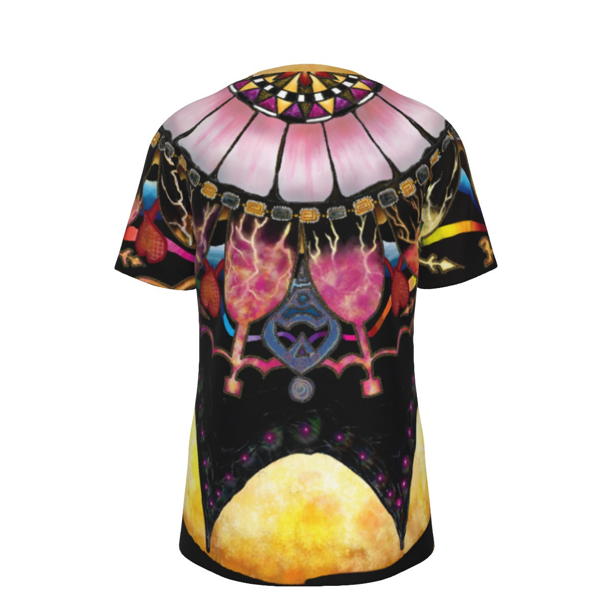 Obsidian Grandmothers Mandala A - Men's O-Neck T-Shirt - 100% Cotton