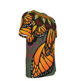 Monarch Butterfly Mandala A - Men's O-Neck T-Shirt - 100% Cotton