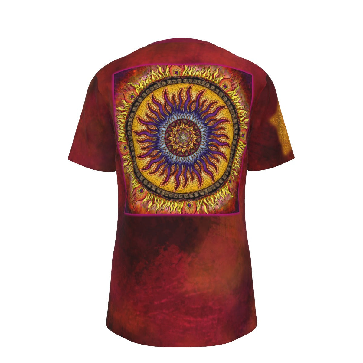 Solar Disc Mandala C - Men's O-Neck T-Shirt - 100% Cotton