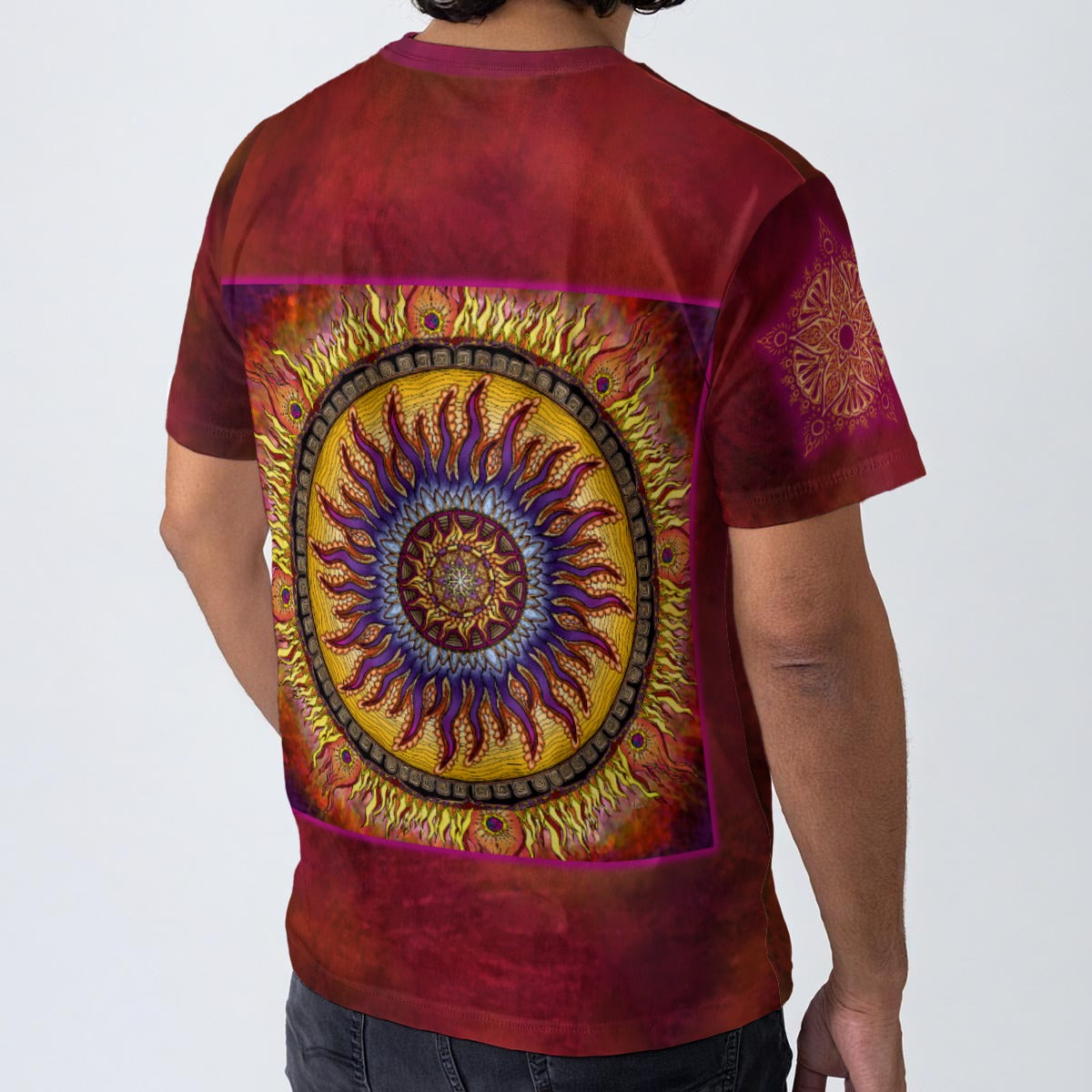 Solar Disc Mandala Men's O-Neck T-Shirt