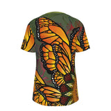 Mandala Butterfly Monarch D - Men's O-Neck T-Shirt - 100% Cotton