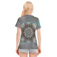 Memento Mori Mandala Women's Round Neck T-Shirt