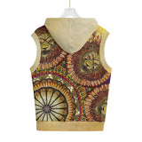 Lion Summer Mandala D Unisex Hooded Vest -100% Cotton