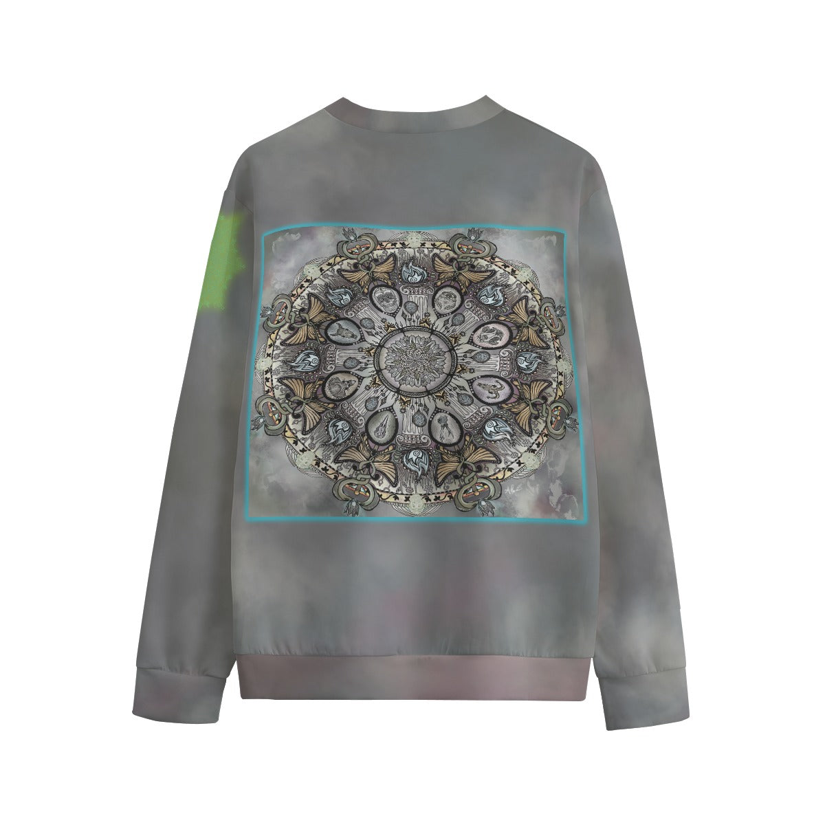 Memento Mori Mandala B Unisex O-neck Sweatshirt -100% Cotton