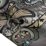Memento Mori Mandala A Unisex Hooded Vest - 100% Cotton