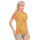 Lion Summer Mandala Women's Round Neck T-Shirt