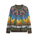 Emerald Arrows Mandala A Unisex O-neck Sweatshirt -100% Cotton