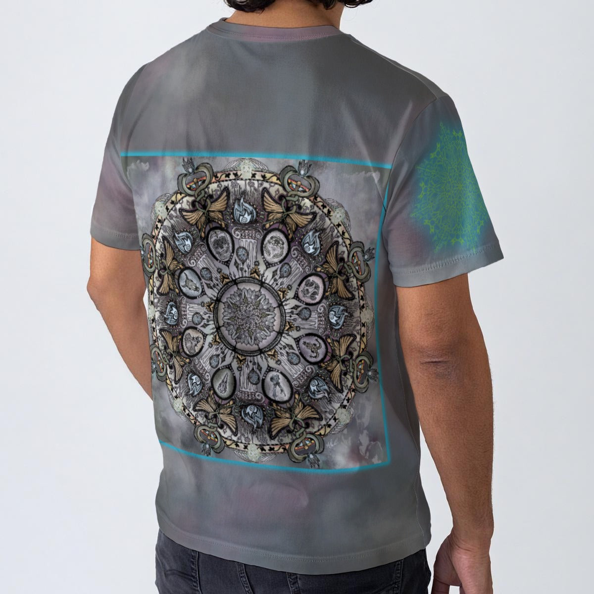 Memento Mori Mandala Men's O-Neck T-Shirt