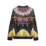 Obsidian Grandmothers Mandala A Unisex O-neck Sweatshirt -100% Cotton