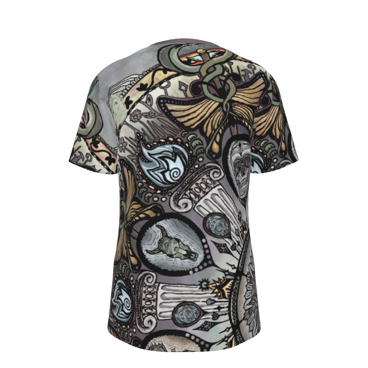 Memento Mori Mandala D - Men's O-Neck T-Shirt - 100% Cotton
