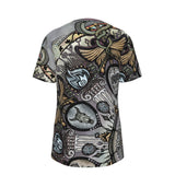 Memento Mori Mandala D - Men's O-Neck T-Shirt - 100% Cotton