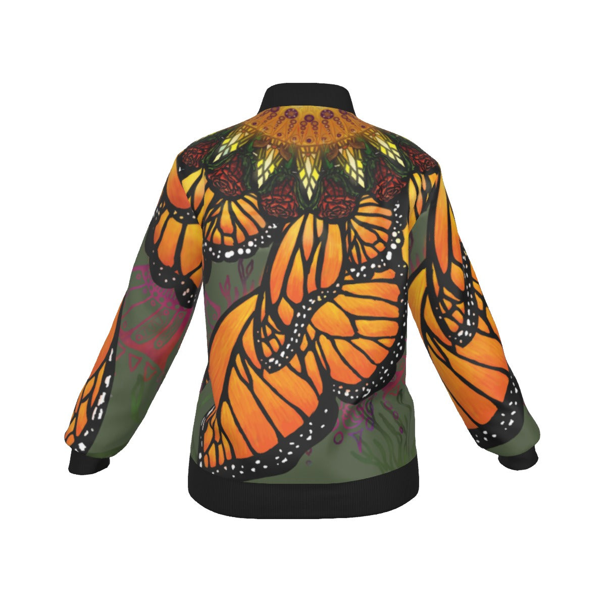 Monarch Butterfly Mandala - Women's Jacket