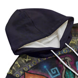 Mystic Jewel Mandala D Unisex Hooded Vest -100% Cotton