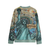 Liberty Mandala A Unisex O-neck Sweatshirt -100% Cotton