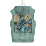 Liberty Mandala B Unisex Hooded Vest -100% Cotton
