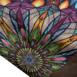 Emerald Arrows Mandala D Unisex Hooded Vest -100% Cotton