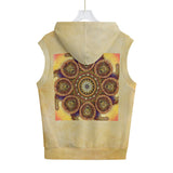 Lion Summer Mandala B Unisex Hooded Vest - 100% Cotton