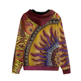 Solar Disc Mandala D Unisex Zip Hoodie - 100% Cotton