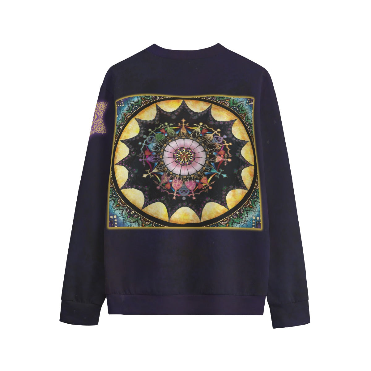 Obsidian Grandmothers Mandala B Unisex O-neck Sweatshirt -100% Cotton