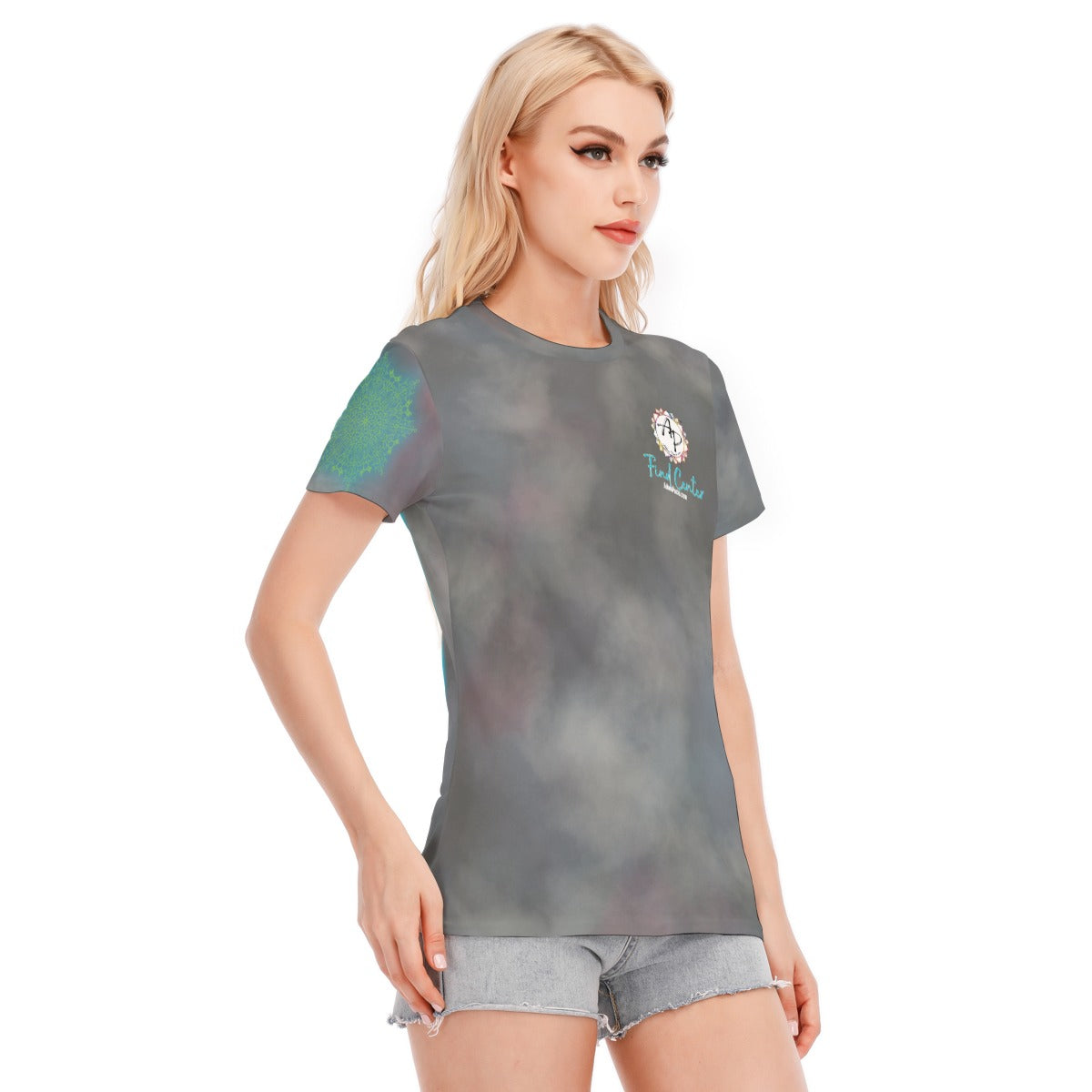 Memento Mori Mandala Women's Round Neck T-Shirt