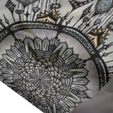 Memento Mori Mandala D Unisex Hooded Vest -100% Cotton