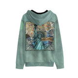 Liberty Mandala Unisex Pullover Hoodie - 100% Cotton