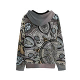 Memento Mori Mandala D Unisex Pullover Hoodie - 100% Cotton