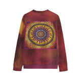 Solar Disc Mandala B Unisex O-neck Sweatshirt -100% Cotton