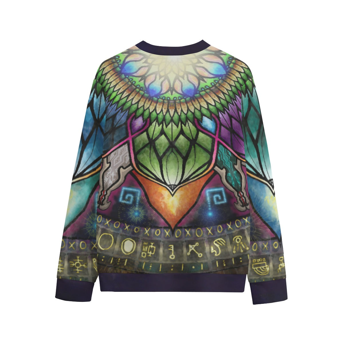 Mystic Jewel Mandala A Unisex O-neck Sweatshirt -100% Cotton