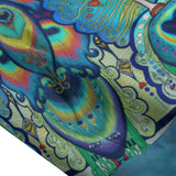 Melek Taus Mandala A Unisex Hooded Vest - 100% Cotton