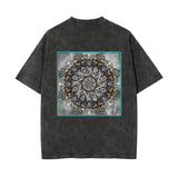 Memento Mori Mandala - Unisex Heavyweight T-shirt - 100% Cotton - 4 colors