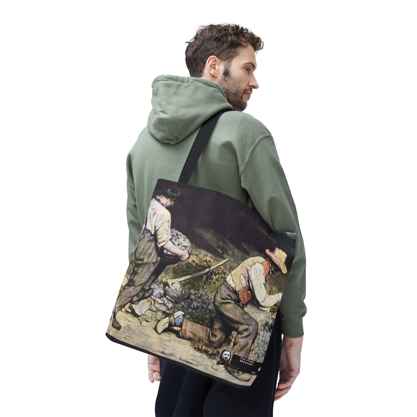 Courbet, Gustave - The Stone Breakers (1850) - Tote Bag