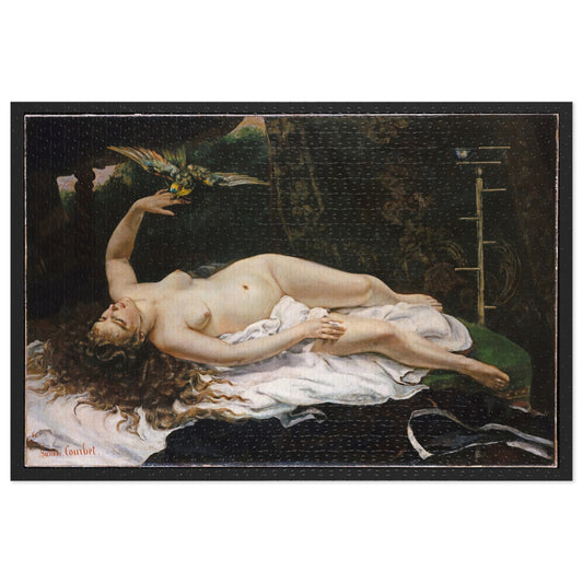 Courbet's "Woman With a Parrot" - 1000pc Jigsaw Puzzle