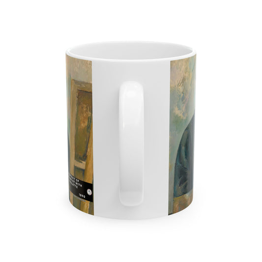 Cézanne, Paul - Portrait of the Artist with a Palette (1890) - Ceramic Mug