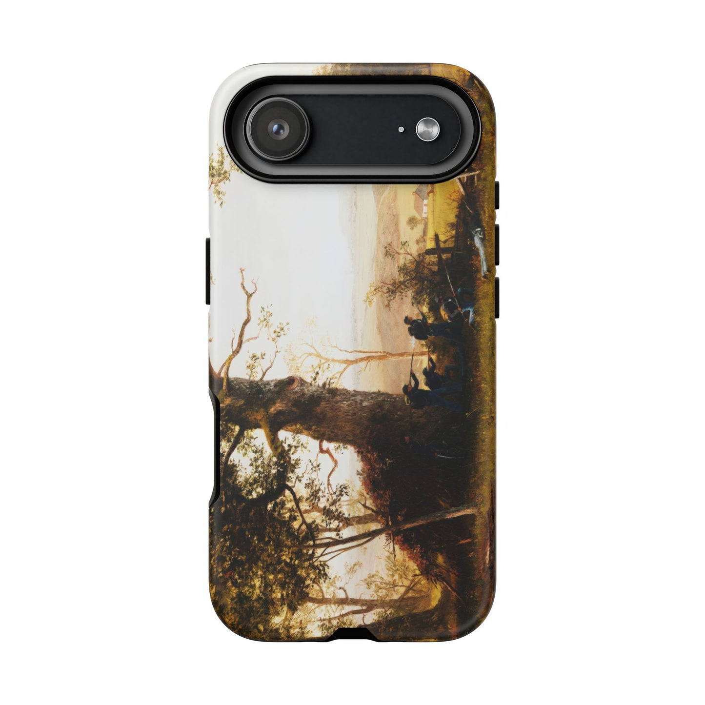 Bierstadt, Albert -  Guerrilla Warfare (1861) - Tough Phone Cases