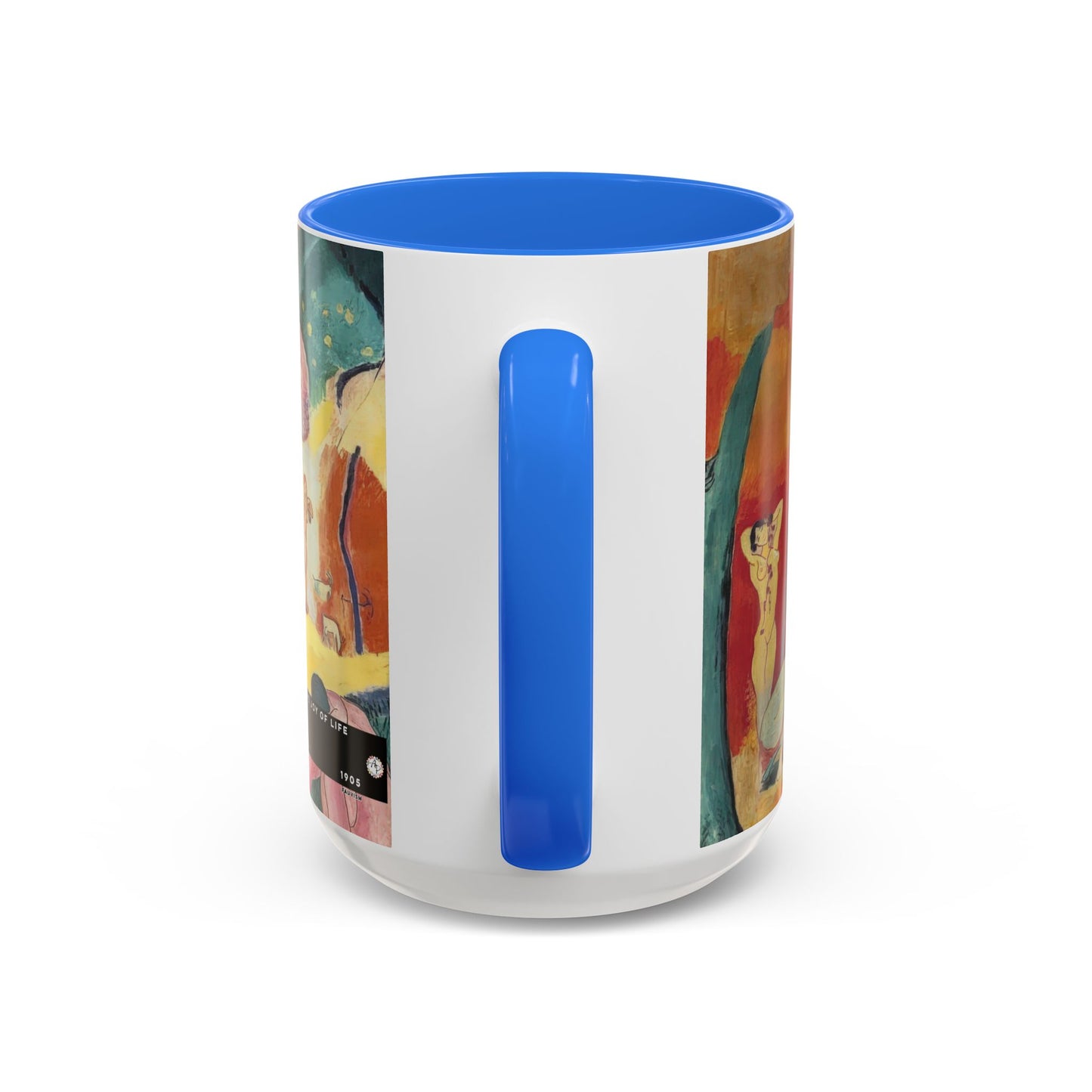 Matisse, Henri - The Joy of Life (1905) - Colorful Accent Mugs