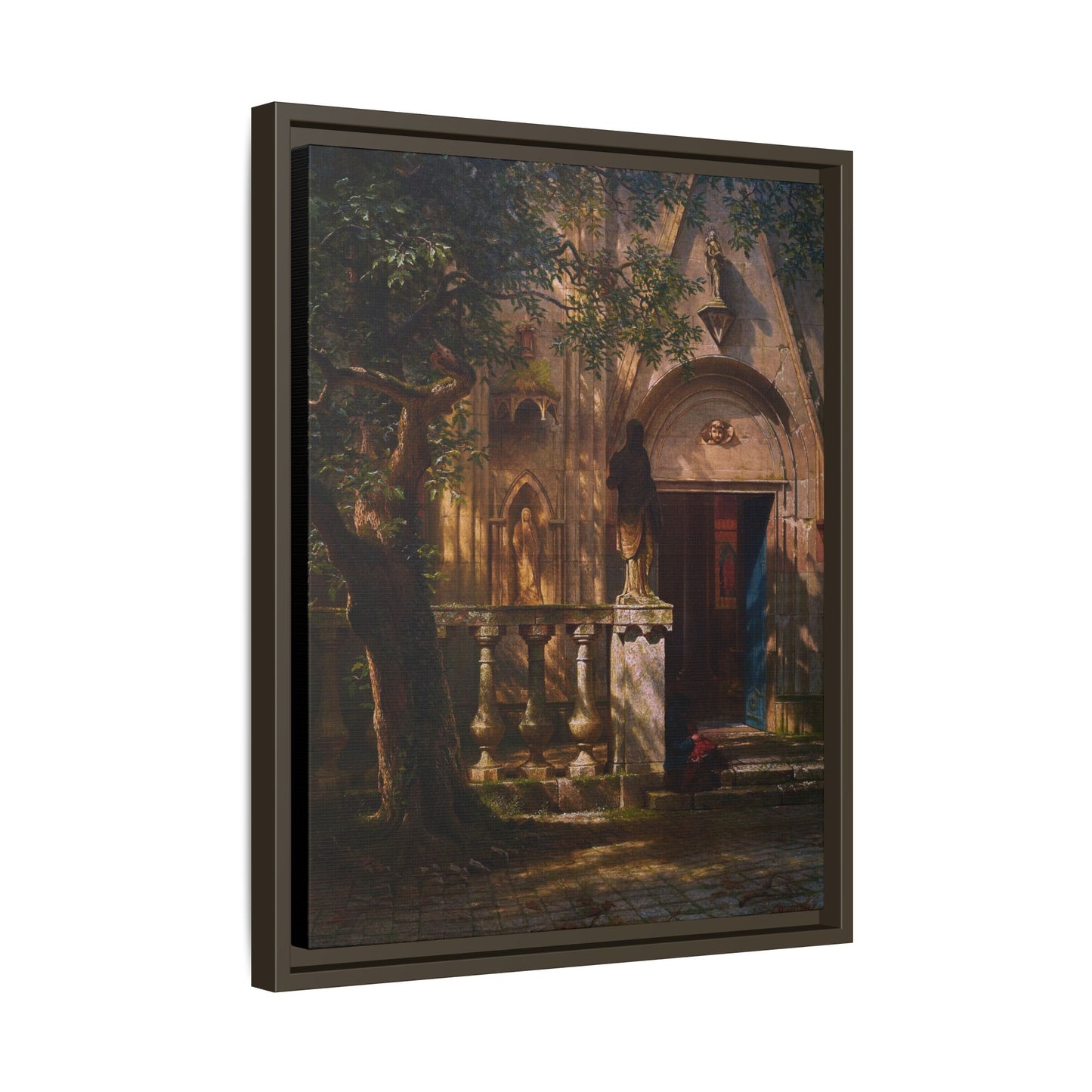 Bierstadt, Albert - Sunlight and Shadow  (1854) - Matte Canvas, Framed