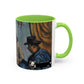 Cézanne, Paul - The Card Players (1892) - Colorful Accent Mugs