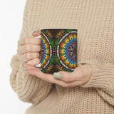 Emerald Arrows Mandala - Ceramic Mug