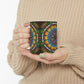 Pacio, Adam - Emerald Arrows Mandala - Ceramic Mug