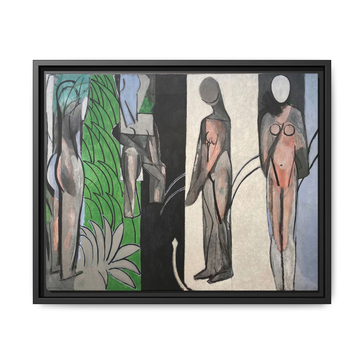 Matisse, Henri - Bathers by a River (1917) - Matte Canvas, Framed