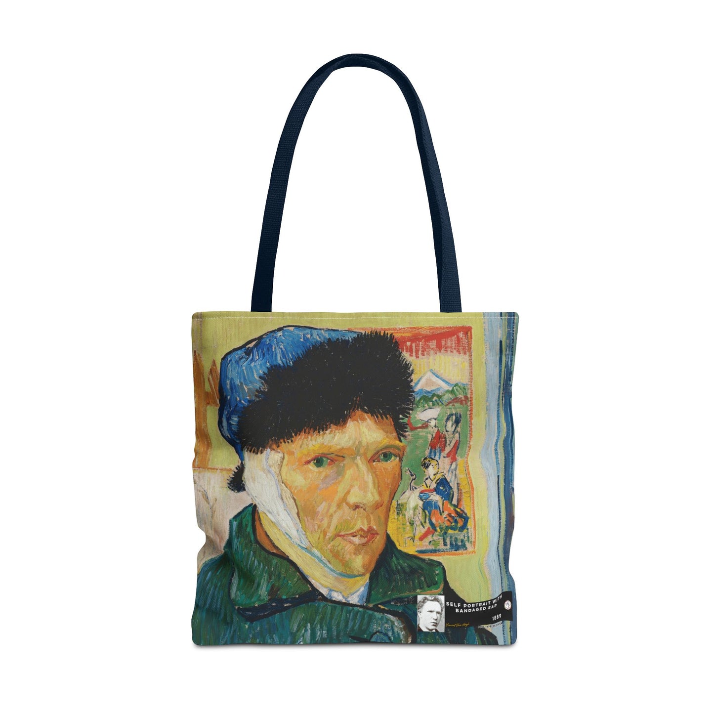 Van Gogh, Vincent - Self Portrait with Bandaged Ear (1889) - Tote Bag