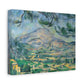 Cézanne, Paul - Mont Sainte-Victoire with Large Pine (1887) - Canvas Block, unframed