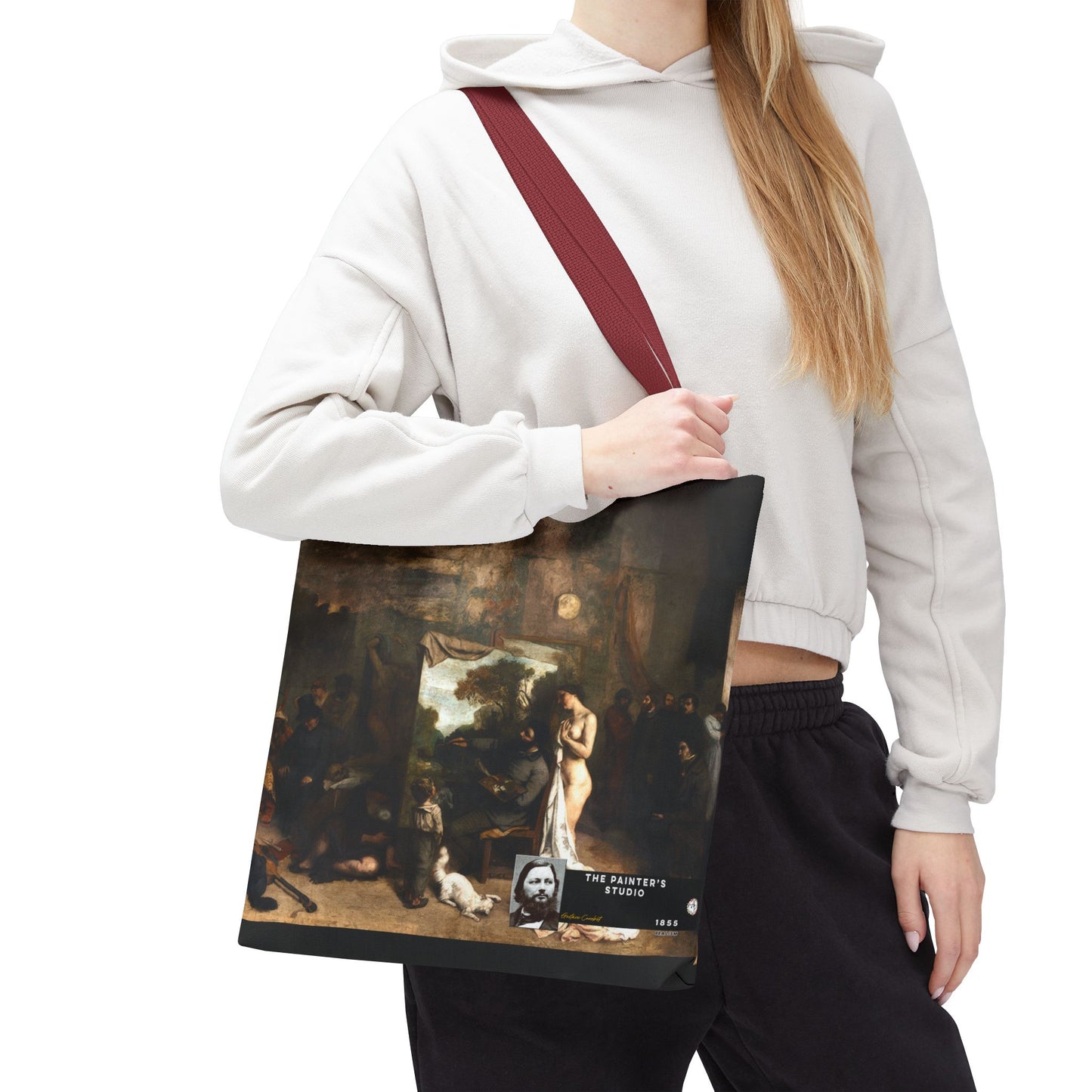 Courbet, Gustave - The Painter’s Studio (1855) - Tote Bag