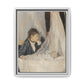 Morisot, Berthe - The Cradle (1872) - Matte Canvas, Framed