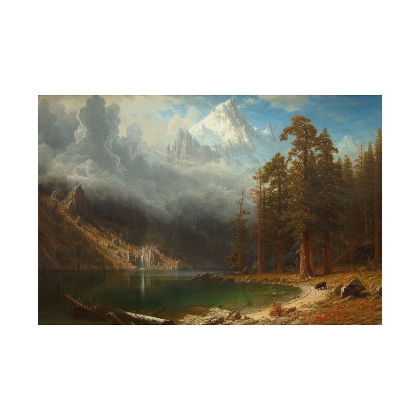 Bierstadt, Albert - Mount Corcoran (1877) - Satin Posters