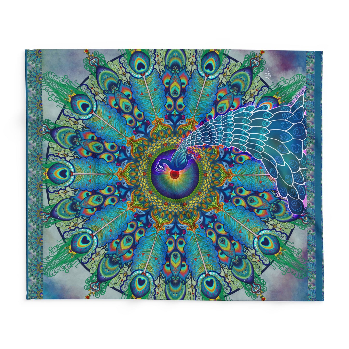 Pacio, Adam - Melek Taus Mandala - Arctic Fleece Blanket