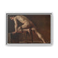 Courbet, Gustave - Study of a Nude Man (1840) - Matte Canvas, Framed
