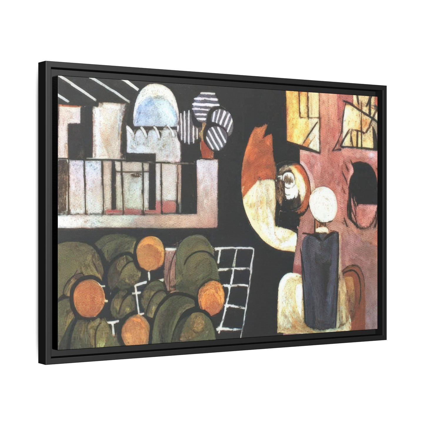 Matisse, Henri - The Moroccans (1916) - Matte Canvas, Framed